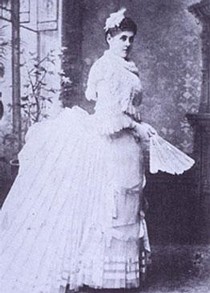 Miss Leila Johnson, Photograph, 1885