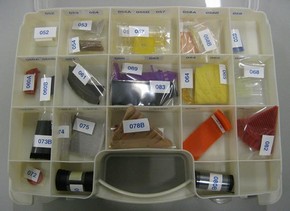 Figure 2 - Collection of plastic reference samples. © Anna Lagana ICN