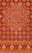 Indian embroidery on crimson silk