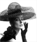 Tania Mallet in Madame Paulette hat