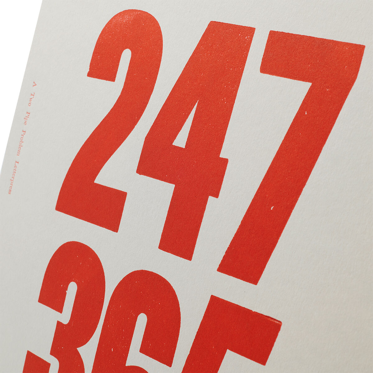 247/365 print by A Two Pipe Problem Letterpress | V&A Shop