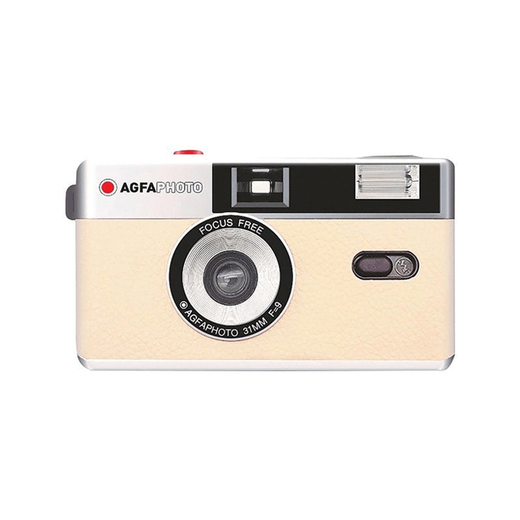 Agfa reusable 35mm cream camera