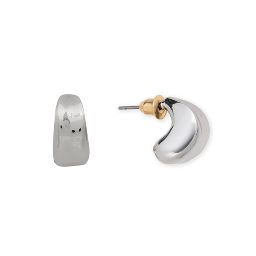 Curve stud earrings