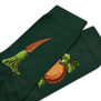 Vegetable costume green socks 