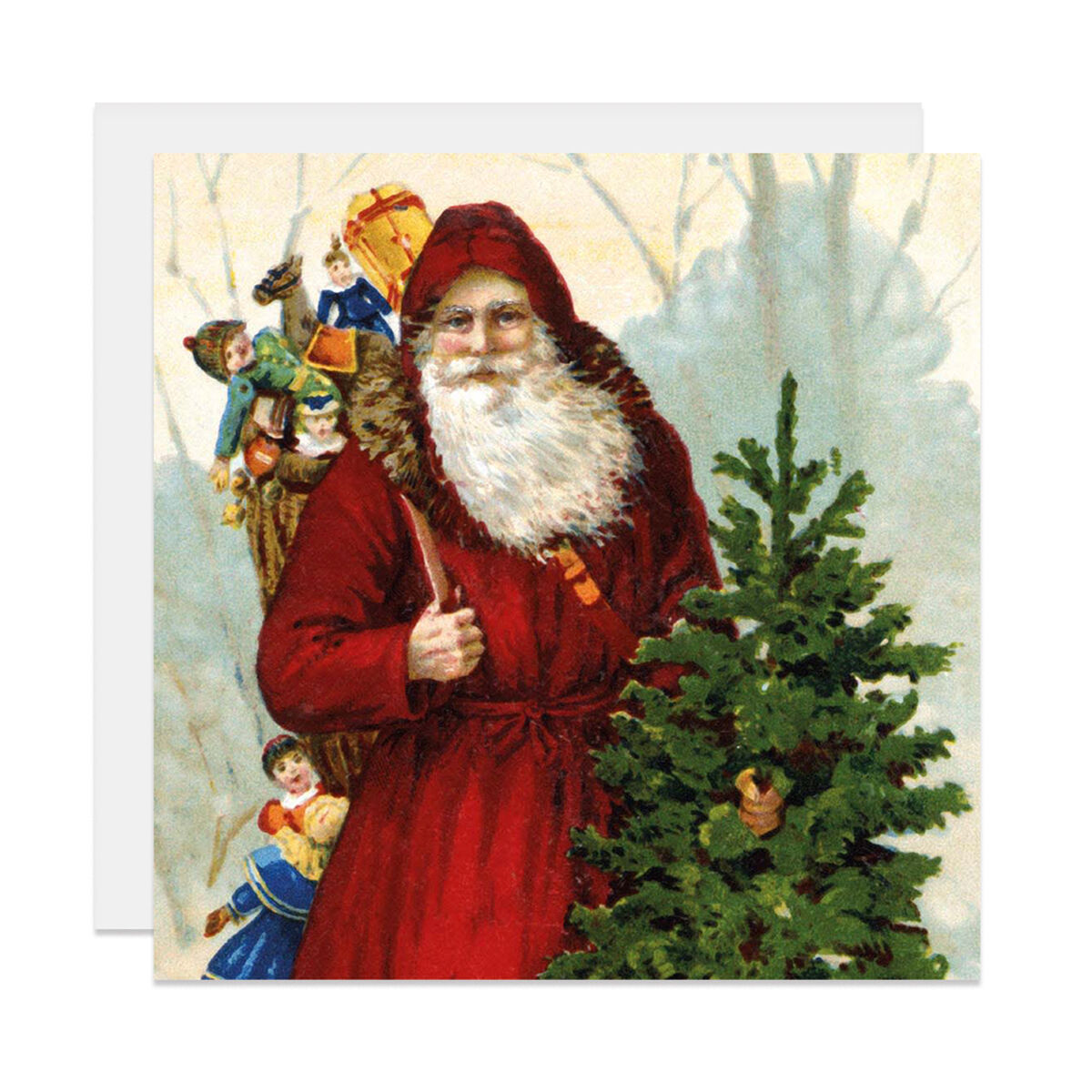 Father Christmas Christmas Cards | Pack Of 8 | V&A Shop