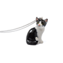 Black and white cat necklace by And Mary 