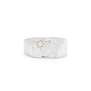 Pearl signet ring by The Ouze