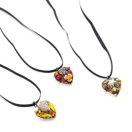Heart Locket Necklace By Annie Sherburne | Designer Jewellery | V&A Shop