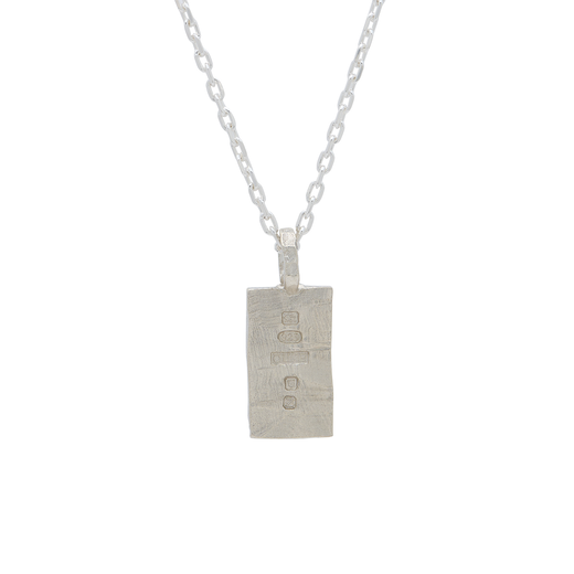 Hallmark ingot pendant necklace by The Ouze