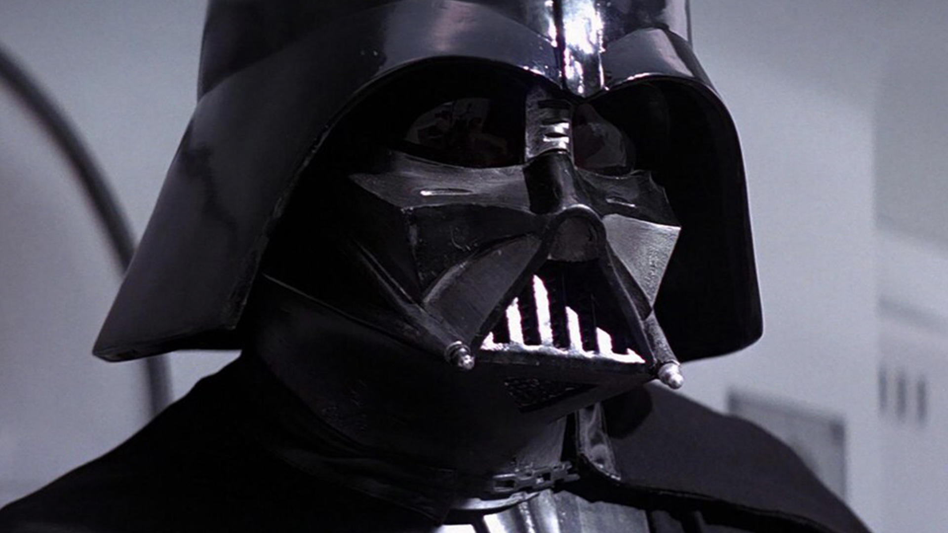 Darth Vader from Star Wars in his black armour