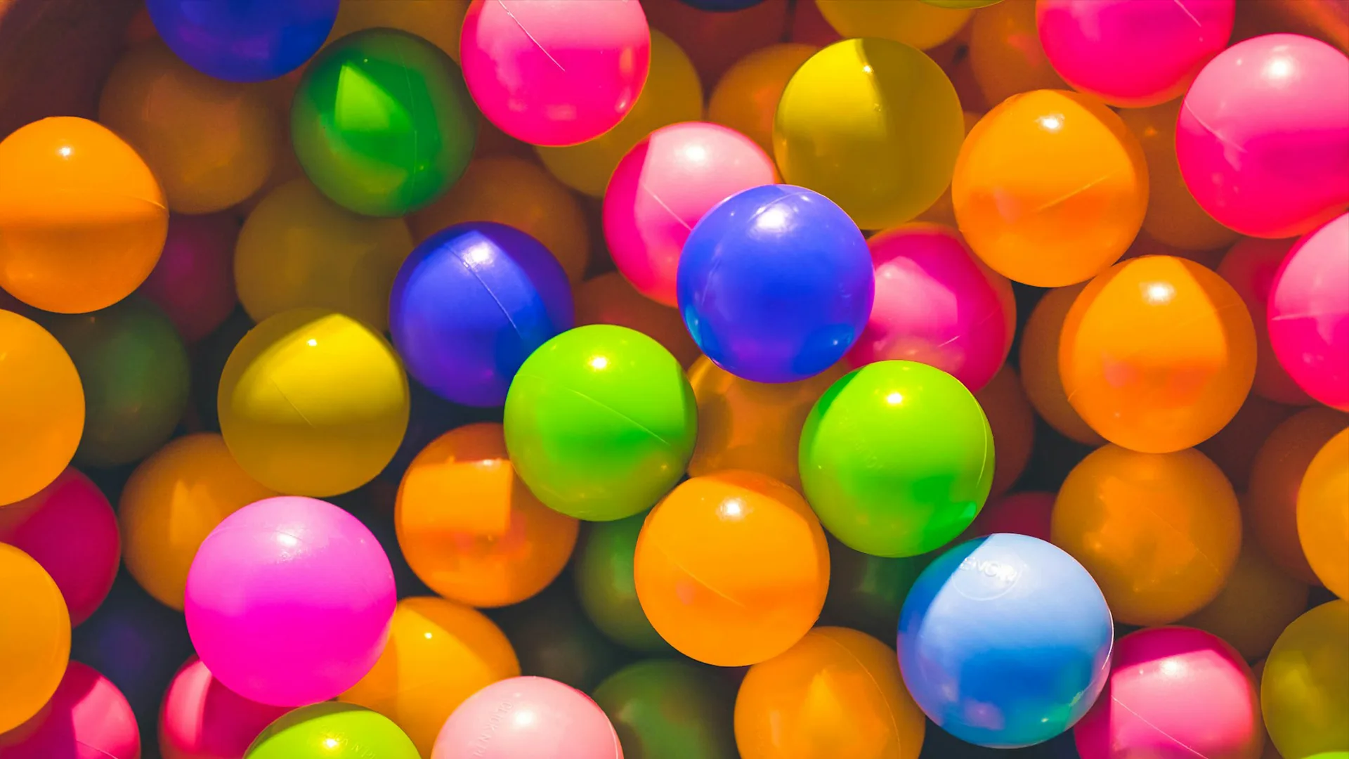 Colourful ball pit