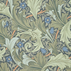 Granville, a beloved Dearle Arts & Crafts pattern design, originally for wallpaper