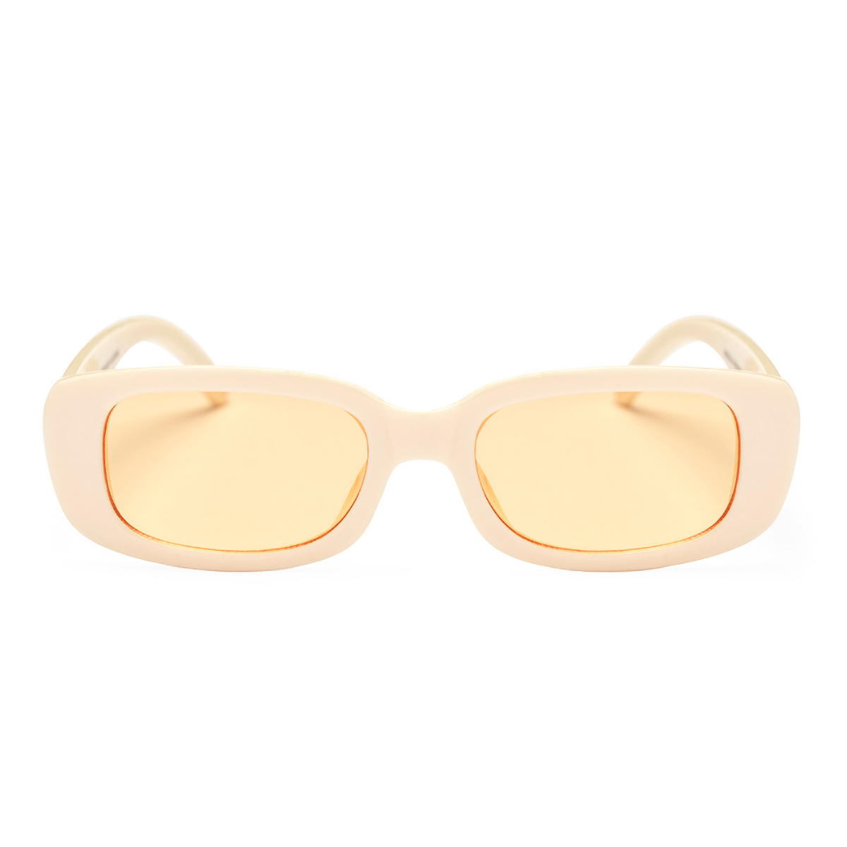 Cream recycled sunglasses 